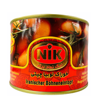 18012- Iranischer Bohneneintopf NIK (480g x 12)- خوراک لوبیا چیتی